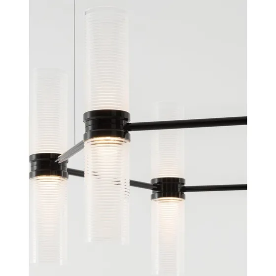 Artemide Zephyr Exagonal App Lampada LED Sospensione Nero Ø 77 cm