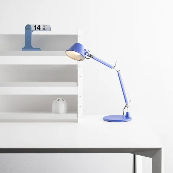 Artemide Tolomeo Micro Lampada da Tavolo Blu