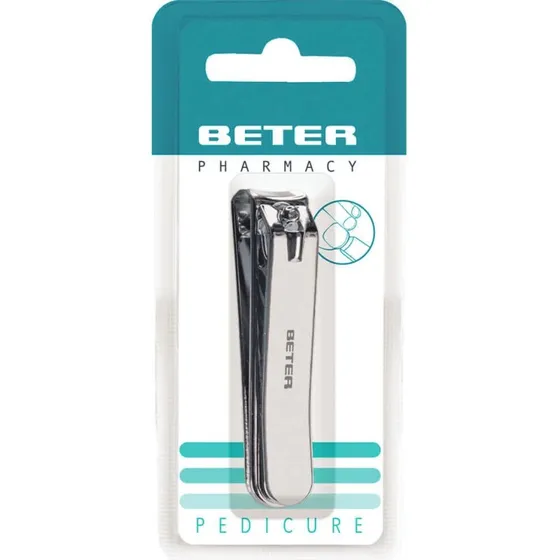 Beter Tagliaunghie per Pedicure Curvo in Acciaio Cromato