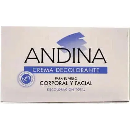 Andina Crema Decolorante per Peli Viso e Corpo, 100ml