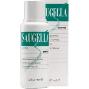 Saugella Attiva pH 3,5 250ml - Sapone Intimo con Timo e Salvia