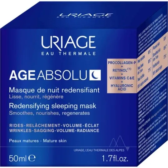 Uriage Age Absolu Crema Notte Ridensificante Pro-Collagene 50ml