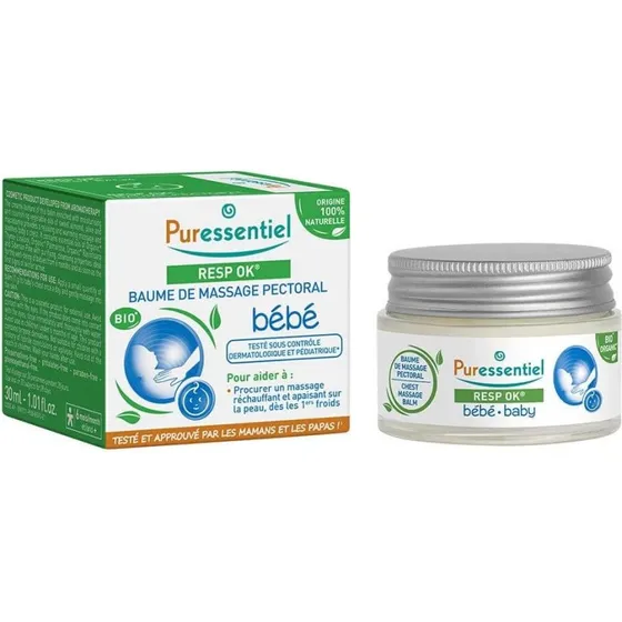 Puressentiel Resp Ok® Balsamo da massaggio pettorale 30 ml