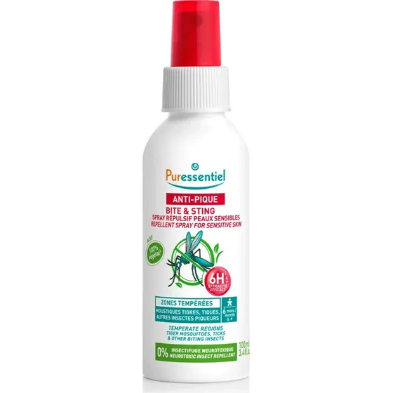 Puressentiel Spray Repellente Pelli Sensibili Bite & Sting 100 ml