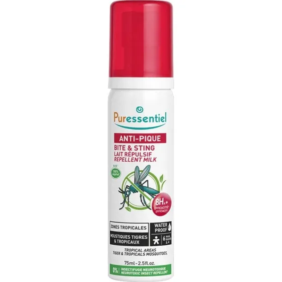 Puressentiel SOS Punture Latte Repellente Zone Tropicali 75 ml