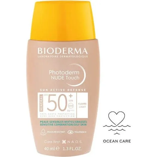 Bioderma Photoderm Nude Touch Crema Solare Minerale SPF50+ 40ml