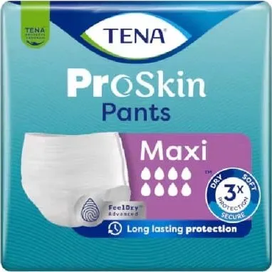 Tena Pants ProSkin Maxi XL - Mutandine Assorbenti Notte 10 Pezzi