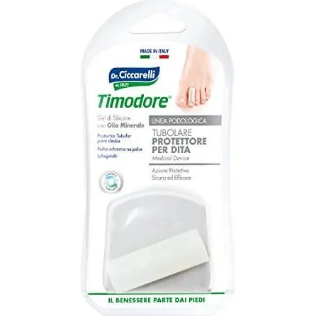 Timodore Tubolare Protettore Dita in Gel di Silicone