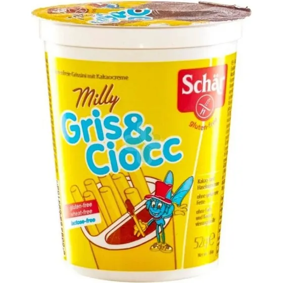 Dr. Schär Milly Gris y Ciocc 52g