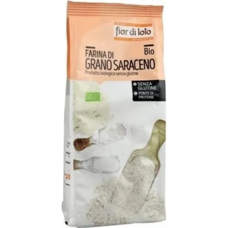 Fior di Loto Farina di Grano Saraceno Integrale Bio, 375 g