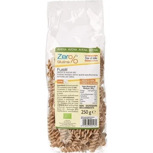 Fior di Loto Fusilli di Avena Bio Senza Glutine 250g