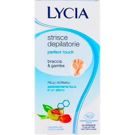 Lycia Perfect Touch Strisce Depilatorie Braccia e Gambe Pelli Normali