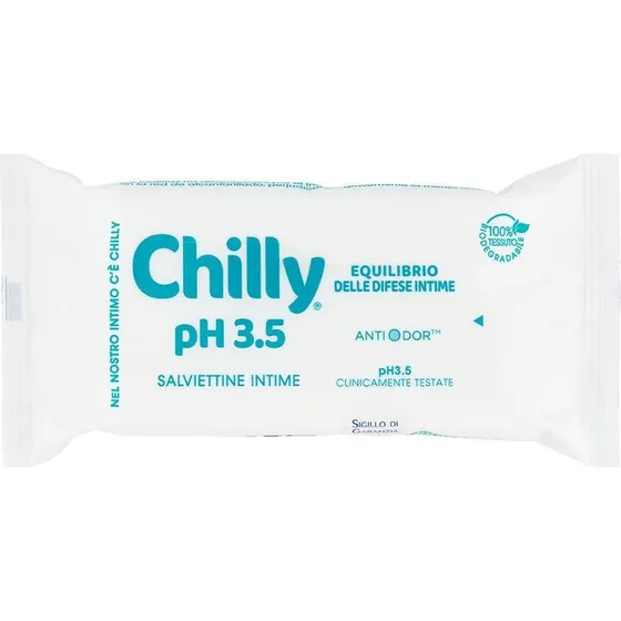 Chilly Salviettine Intime pH 3.5 Extra Protezione 12 pz