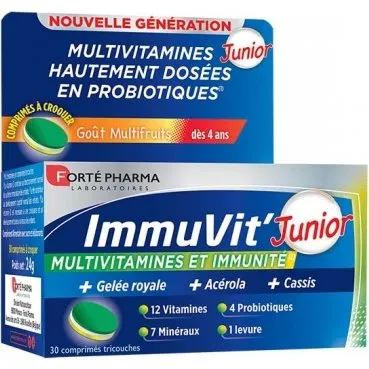 Fort Pharma Immuvit'Junior 30 Compresse Masticabili