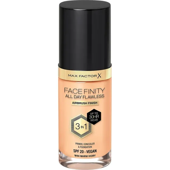 Max Factor Facefinity All Day Flawless 3in1 Fondotinta W44 30ml