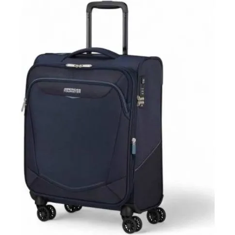 American Tourister SummerRide 55cm Cabina Espandibile Navy