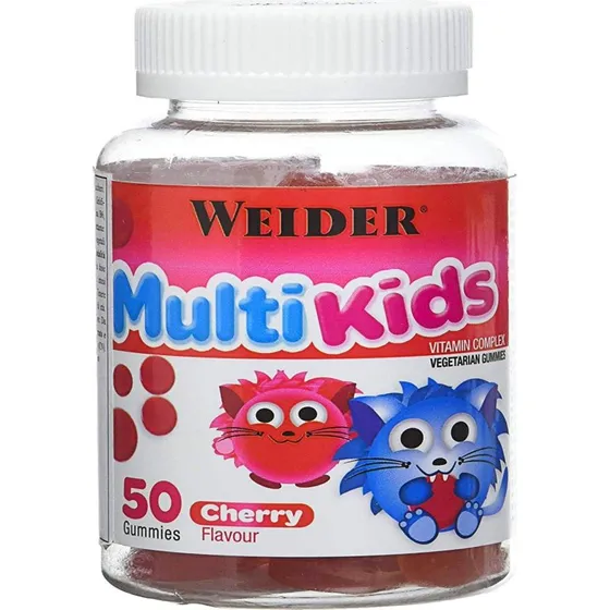 Weider Multikids Gummies Cherry 50 gummies