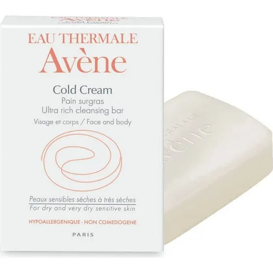 Avène Cold Cream Sapone Emolliente per Pelli Secche e Molto Secche, 100g