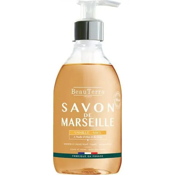 Beauterra Sapone di Marsiglia Vaniglia e Miele 300 ml