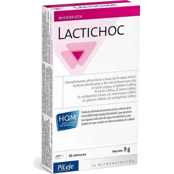 Pileje Lactichoc 20 capsule - Integratore Probiotici Microbiota