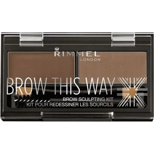 Rimmel Brow This Way Brow Sculpting Kit 002 Marrone Medio