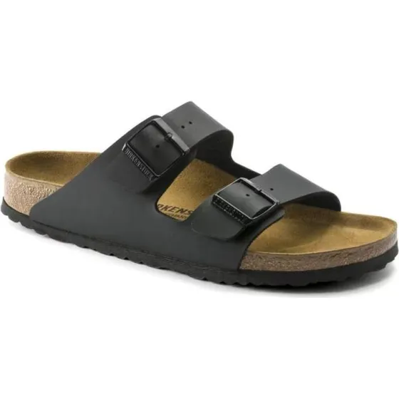 Birkenstock Arizona Birko-Flor Nero - Sandalo Unisex Calzata Stretta