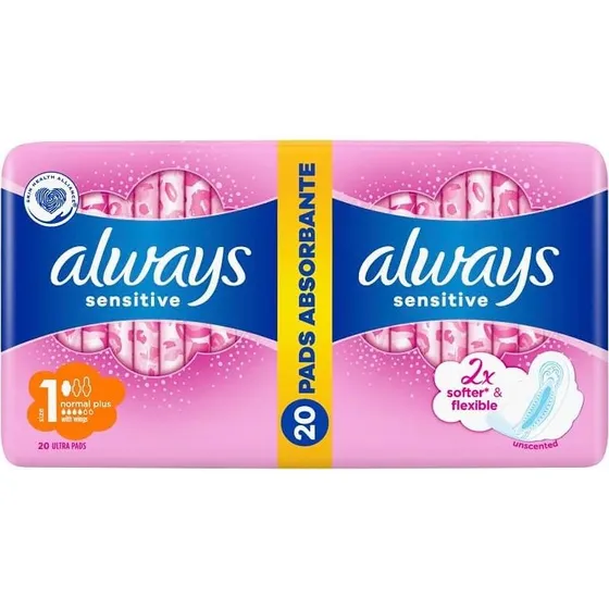 Always Ultra Sensitive Normal Plus Duo 20 pz