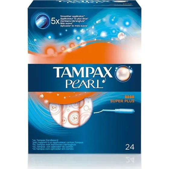 Tampax Pearl Super Plus 24 pz - Tamponi con applicatore