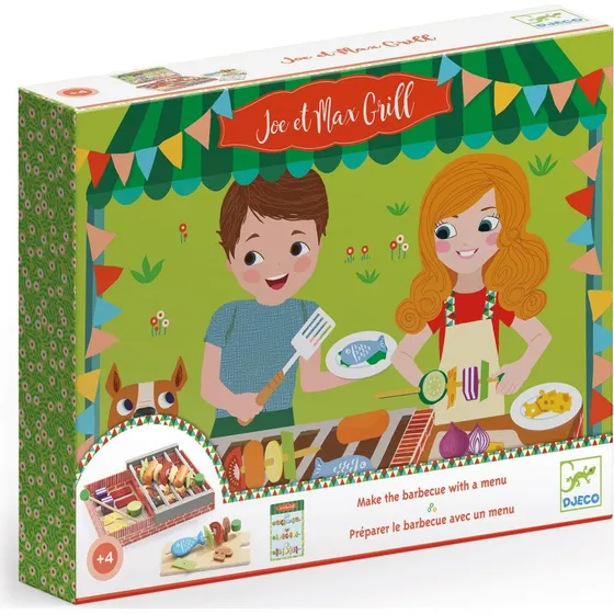 Joe & Max Grill - Gioco di Ruolo Spiedini in Legno