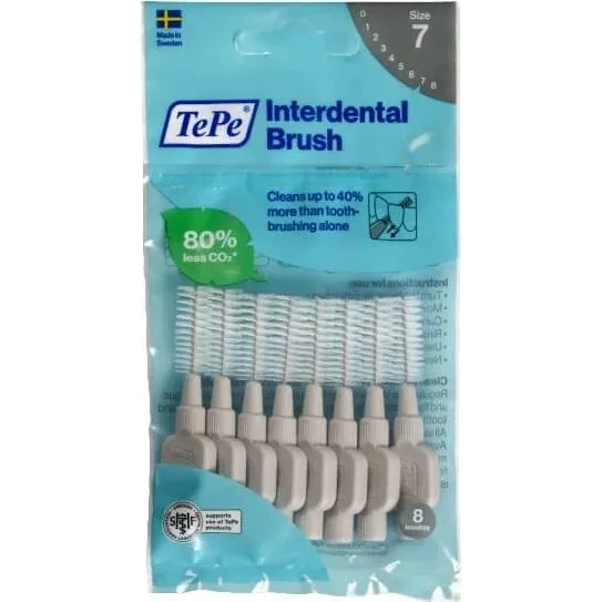 Scovolini Interdentali TePe 1,3 mm Grigio - 8 pz