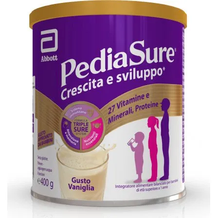 Pediasure Crescita e Sviluppo Integratore Vaniglia 400g
