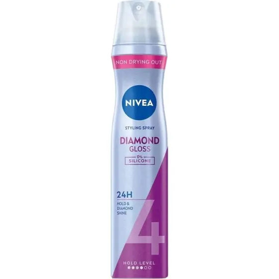 Lacca per capelli Nivea Diamond Gloss, 250 ml
