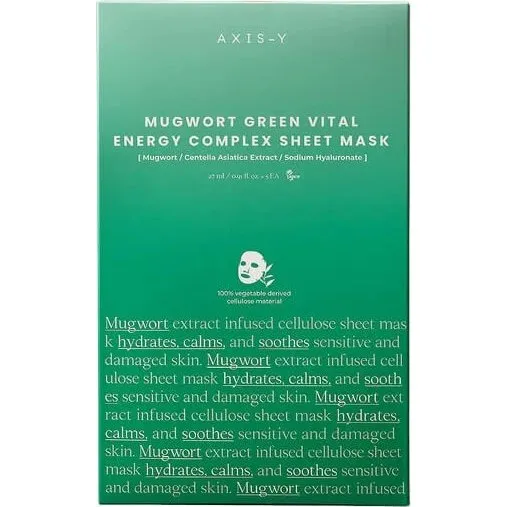 Axis-Y Maschera Viso Vitalizzante all'Artemisia Green Vital Energy