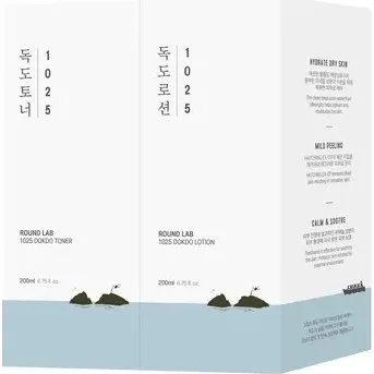 Round Lab 1025 Dokdo Set Speciale Tonico e Lozione 2x200ml