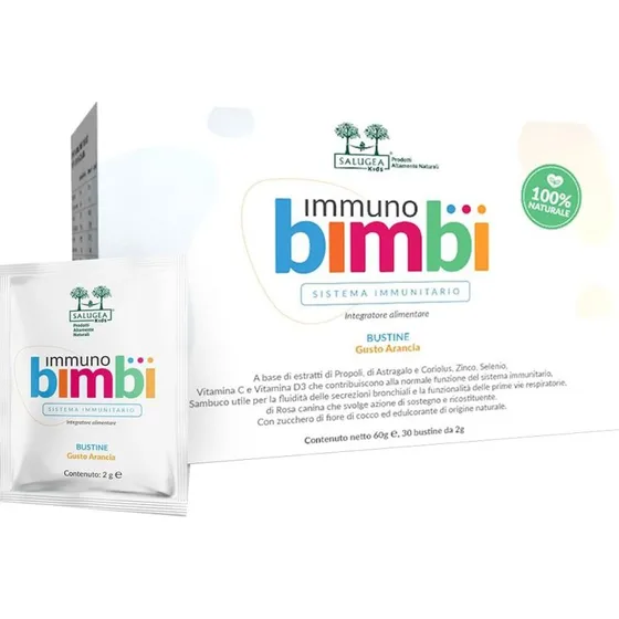 Salugea Immuno Bimbi 30 bustine  Difese dai 3 anni
