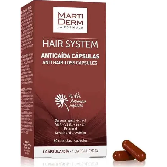 Martiderm Hair System Anticaida Oral 60 Capsule