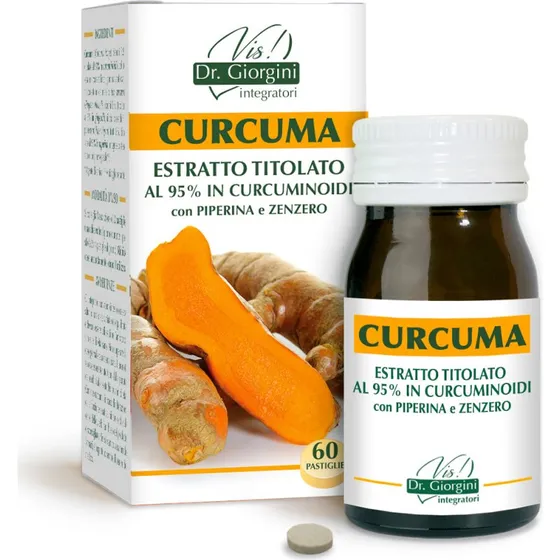 Dr Giorgini Curcuma Estratto Titolato 95% Curcuminoidi 60 Pastiglie