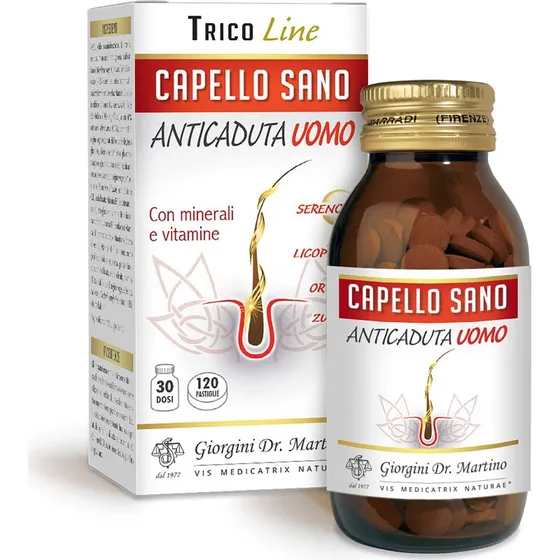 Dr Giorgini Capello Sano Anticaduta Uomo - 120 Compresse