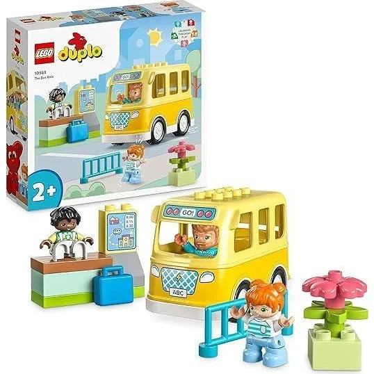 LEGO DUPLO Lo Scuolabus 10988 per bambini da 2 anni