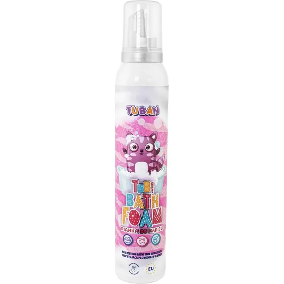 Doremi Tubi Foam Schiuma da Bagno Rosa 200 ml