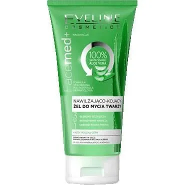 Eveline Facemed+ Gel Detergente Idratante e Lenitivo con Aloe