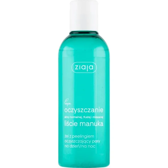 Ziaja Gel Detergente Viso Esfoliante Foglie di Manuka 200ml