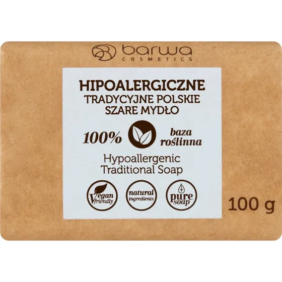 Barwa Sapone Solido Grigio Ipoallergenico 100g