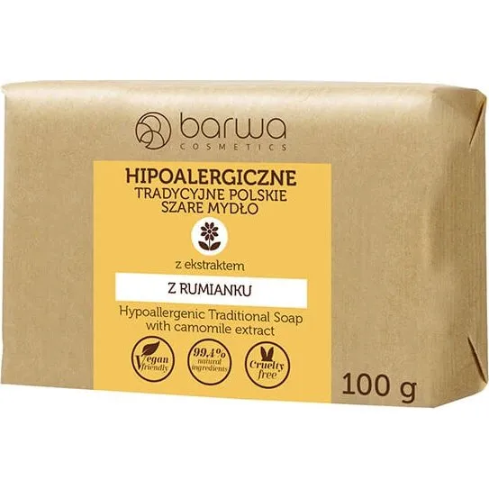 Barwa Sapone Solido Grigio con Camomilla 100g