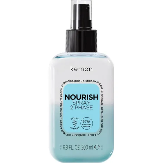 Kemon Nourish Spray Idratante Bifasico per Capelli 200 ml