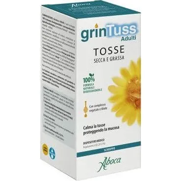 Aboca Grintuss Adulti Sciroppo per Tosse Secca e Grassa 180 g