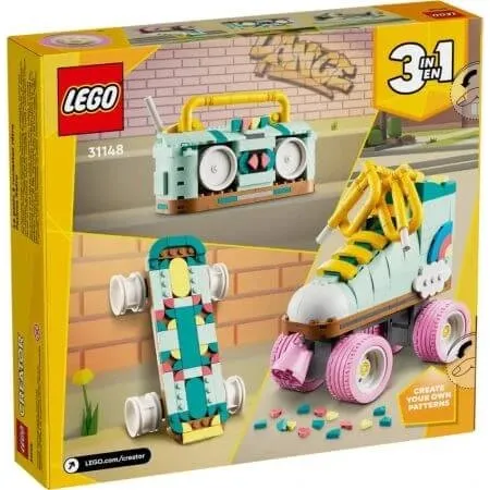 LEGO Creator 31148 Pattino a Rotelle Retrò 3 in 1