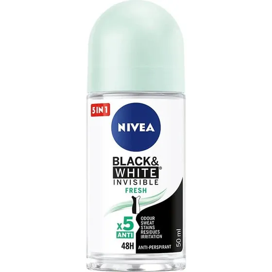Nivea Black & White Invisible Fresh Antitraspirante Roll-on 50ml