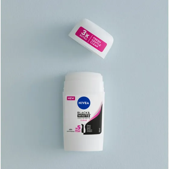 Nivea Deo Ap Stick Black & White Clear 50 ml
