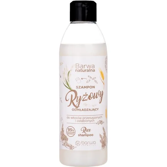 Barwa Naturale Shampoo al Riso Anti-Età con Biotina 300 ml